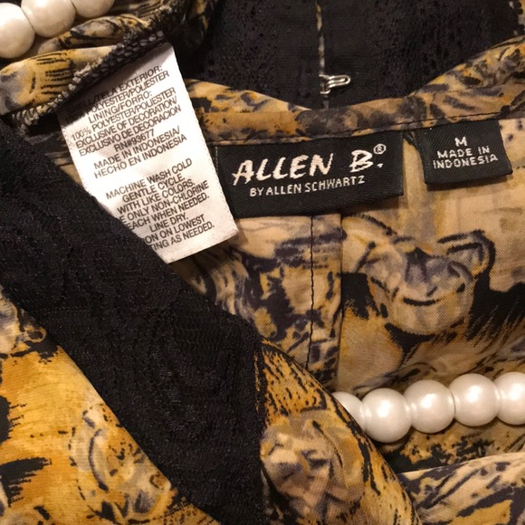 Allen B.: Asymmetrical Tank Top Blouse - Picture 6 of 7